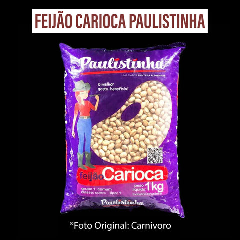 豆(カリオカ) Feijão Carioca Paulistinha Pantera 1kg /Preço com imposto de 8% incluso