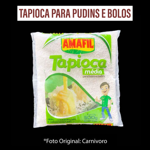 雑穀 Tapioca para Pudins e Bolos Amafil 500g /Preço com imposto de 8% incluso