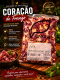 Coração de Frango 2kg /Preço com imposto de 8% incluso tamanho do coração e validade aprovado pelo bigodinho ‼️