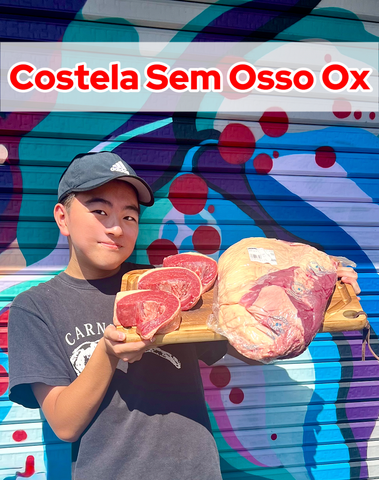 Costela Sem Osso Ox ¥1,890/kg peça fechada +/-5kg imposto de 8% incluso