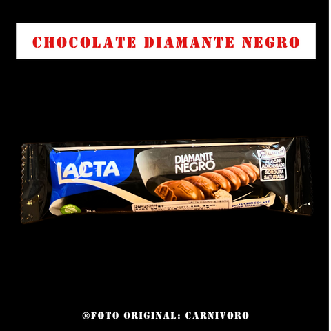 チョコレート Chocolate Diamante Negro Lacta 34g /Preço com imposto de 8% incluso