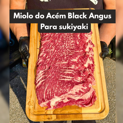 ブラックアンガス牛肩ロースすき焼きカット Miolo do Acém Black Angus para Sukiyaki /Preço por kg com imposto de 8% incluso aprovação total do Bigodinho para o seu Shogatsu em 2025