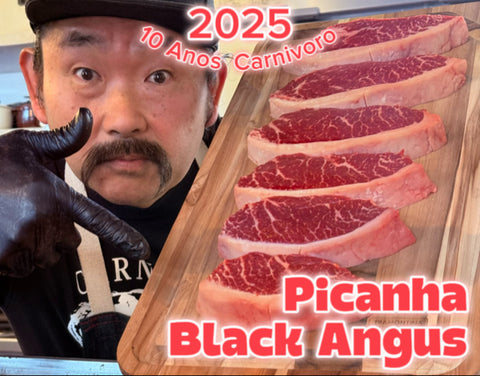 PICANHA BLACK ANGUS/Preço por kg com imposto de 8% incluso