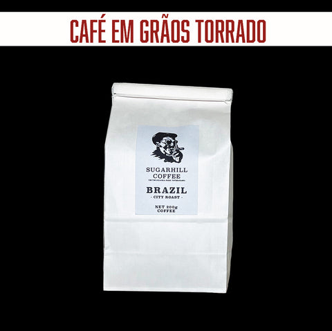 Café em Grãos Torrado 200g /Preço por kg com imposto de 8% incluso