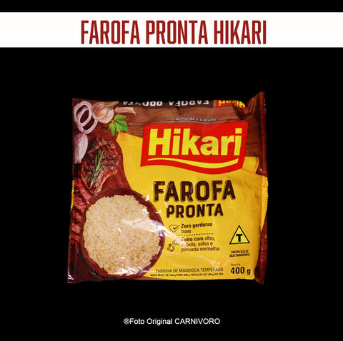 キャサバ粉味付き Farofa Pronta Hikari 400g /Preço com imposto de 8% incluso