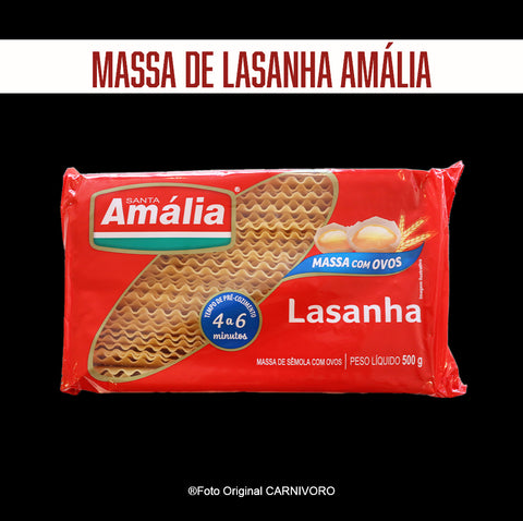 ラザニア Massa de Lasanha Amália 500g /Preço com imposto de 8% incluso