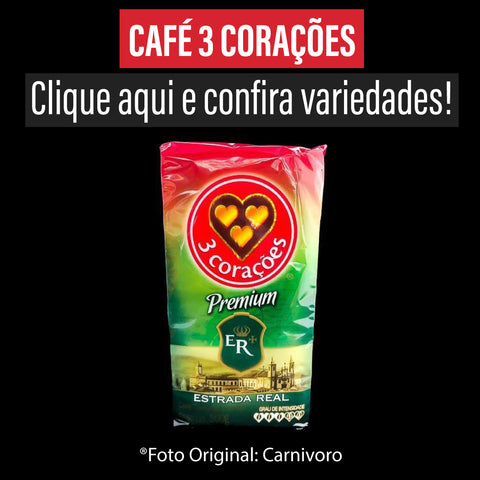 コーヒー Café 3 Corações 500g /Preço com imposto de 8% incluso