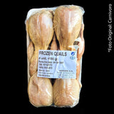 Codorna (embalagem com 4 unidades)  +/- 800g /Preço com imposto de 8% incluso