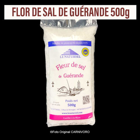塩(ゲランド産) Sal Flor de Sal de Guérande 500g /Preço com imposto de 8% incluso