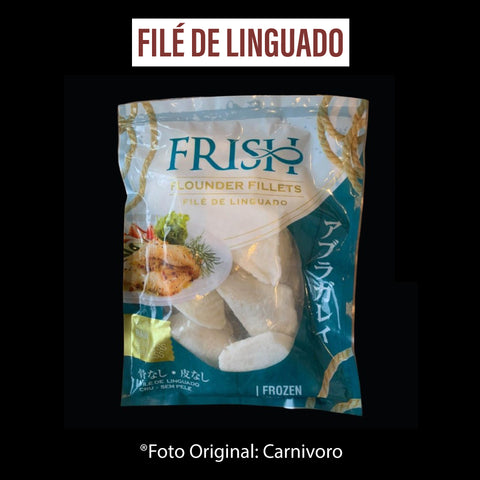 ヒラメ Filé de Linguado Frish 800g /Preço com imposto de 8% incluso
