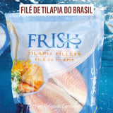 ティラピア Filé de Tilápia do Brasil Peixe Frish 800g /Preço com imposto de 8% incluso