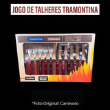 バーベキューセット Jogo de talheres Tramontina 12 peças (Unidade) /Preço com imposto de 10% incluso