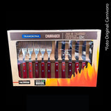 バーベキューセット Jogo de talheres Tramontina 12 peças (Unidade) /Preço com imposto de 10% incluso