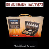 バーベキューセット Kit para BBQ Tramontina 17 peças (Unidade) /Preço com imposto de 10% incluso