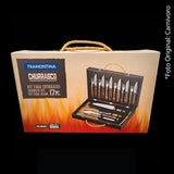 バーベキューセット Kit para BBQ Tramontina 17 peças (Unidade) /Preço com imposto de 10% incluso