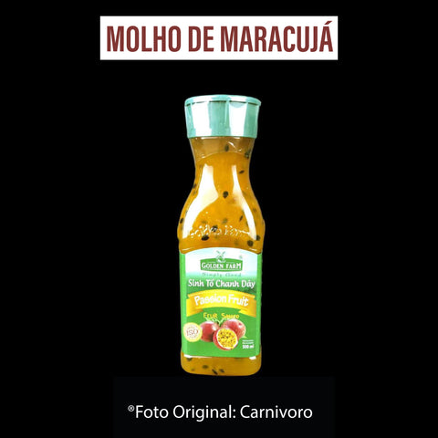 パッションフルーツ Molho de Maracujá Golden Farm Passion Fruit 500ml /Preço com imposto de 8% incluso
