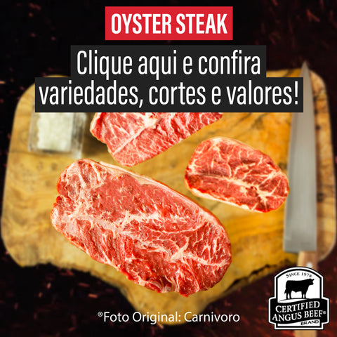 Oyster Steak /Preço por kg com imposto de 8% incluso