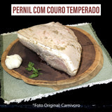 Pernil com Couro (Temperado) Congelado ou Fresco/Preço por kg com imposto de 8% incluso