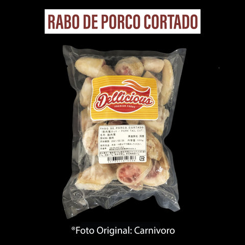 Rabo de Porco Cortado 500g /Preço com imposto de 8% incluso