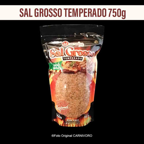 塩(味付き) Sal Grosso Temperado Mundial Especiarias 750g /Preço com imposto de 8% incluso