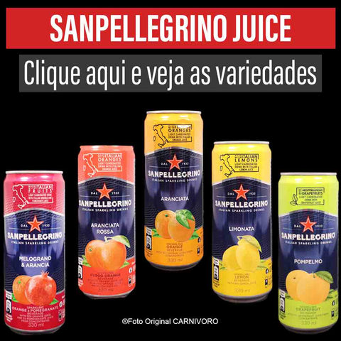 炭酸ジュース Refrigerante Sanpellegrino 330ml /Preço com imposto de 8% incluso (Ver Variedades)