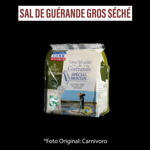 塩(ゲランド産) Sal de Guérande Gros Sel séché Spécial Moulin 500g /Preço com imposto de 8% incluso