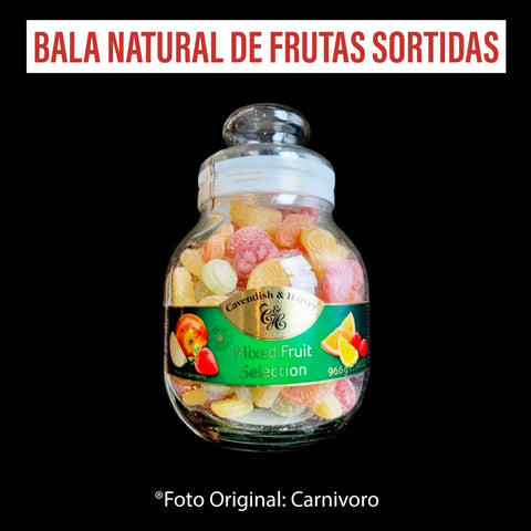 飴 Bala Natural de Frutas Sortidas 966g /Preço com imposto de 8% incluso