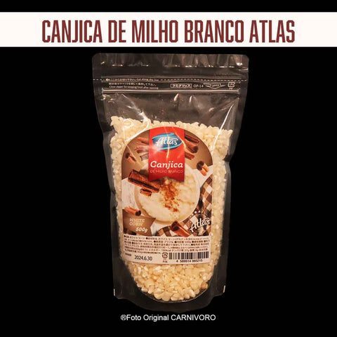 雑穀 Canjica Branca Atlas 500g /Preço com imposto de 8% incluso