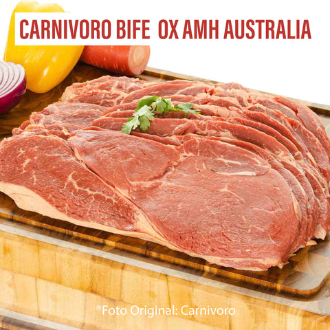 Carnivoro Bife (Alcatra com Picanha) OX AMH AUSTRALIA 100% carnes frescas /Preço por kg com imposto de 8% incluso