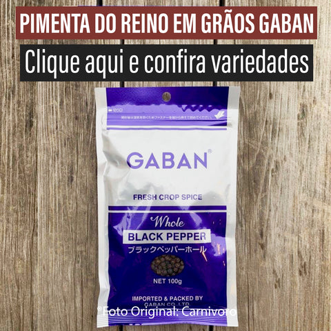 調味料 Pimenta do Reino em Grãos Gaban 100g /Preço com imposto de 8% incluso