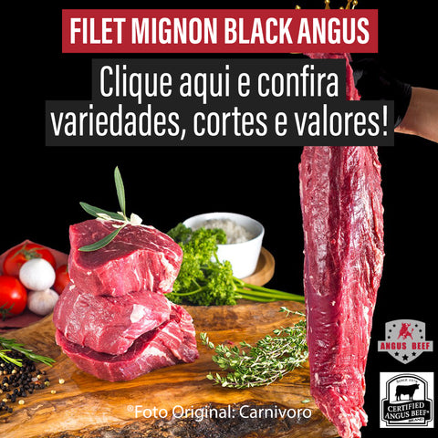 Filet Mignon Black Angus /Preço por kg com imposto de 8% incluso