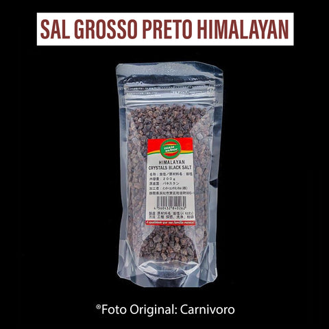 塩(ヒマラヤ岩塩) Sal Grosso preto himalayan 200g /Preço com imposto de 8% incluso