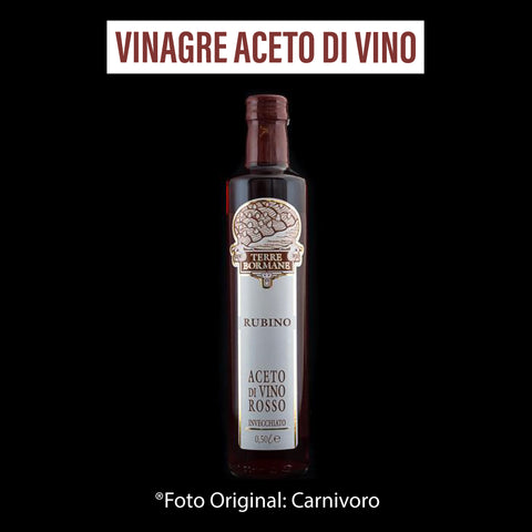 酢 Vinagre Aceto di Vino Rosso Rubino Terre Bormane 500ml