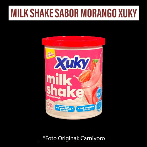 ミルク Milk Shake sabor Morango Xuky  270g /Preço com imposto de 8% incluso